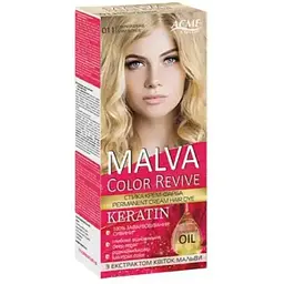 Крем-фарба MALVA COLOR REVIVE Сяючий блонд 011