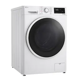 Пральна машина LG фронтальна 9 кг 1400 A+++ 57 см дисплей пара інвертор білий - мініатюра 2