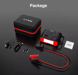 Автомобільне пусковий пристрій Utrai 24000Mah 150Psi 2000A 4 в 1 - мініатюра 8