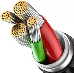 Кабель Baseus Glimmer Series Fast Charging Cable USB to Lightning 2.4A 2m CADH000301 Black - мініатюра 5
