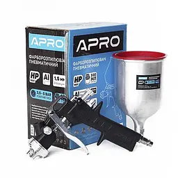 Фарборозпилювач Apro HP-Max металевий в/б Ø 1,5 мм 500 мл 30412 - мініатюра 3
