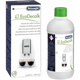 Рідина від накипу DeLonghi EcoDecalk 500ml DLSC500 5513296051 - мініатюра 2