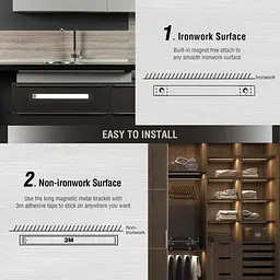 Ссвітильник EverBrite Under Cabinet Lighting 70 світлодіодіодів бездротовий датчик руху - мініатюра 5