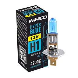 Галогенова лампа Winso H1 12V 55W P14.5s HYPER BLUE 4200K (712140)