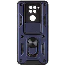 Чохол Ummi Camshield Serge Ring для Xiaomi Redmi Note 9 / Redmi 10X Синій / Navy