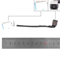 Роз'єм гніздо живлення для Dell G3 3500 G5 5500 5505 P89F series, (7.4*5.0мм, з дротом/кабелем)