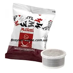 Кава в капсулах Caffe Musetti Cremissimo 100 шт - мініатюра 2