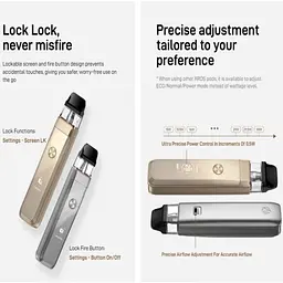 Под-система Vaporesso XROS PRO 2 30W Pod 2000mAh 3ml електронна сигарета Kit Glittering Black (18821) - мініатюра 4