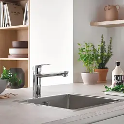 Змішувач для мийки Grohe EuroSmart одноважільний Хром 30412 - мініатюра 5