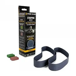 Набір Work Sharp 2 тканинних ременя для WSKTS-KO + зелена паста "chromium oxide " + червона паста "ferric oxide"