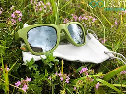 Дитячі сонцезахисні окуляри Koolsun Wave 3+ хакі (KS-WAOB003) - мініатюра 5