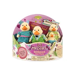 Набір фігурок Li'l Woodzeez Сім'я Качок 4од книжка EN det0018343 - мініатюра 5