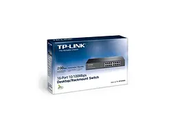 Комутатор TP-LINK TL-SF1016DS - мініатюра 3