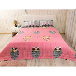Покривало Руно декоративне двостороннє Owl 212х240 см комбіноване