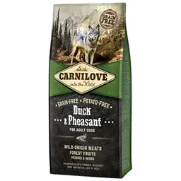 Сухий корм Carnilove Duck & Pheasant для дорослих собак всіх порід, качка та фазан, 12 кг