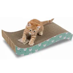 Happet Картонна кігтеточка "TIGER"+Котяча м'ятаКошачья мята, 43x21x5 см (DK01)