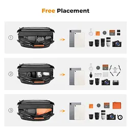 Фотосумка K&F Concept Alpha Camera Sling Bag Чорний, 12L (KF13.177) - мініатюра 6