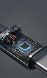 Кабель швидкого заряджання та передачі даних Digital PD Type-C до Type-C 120W 6A 2 м Сірий (Type-C2m120WS) - мініатюра 5