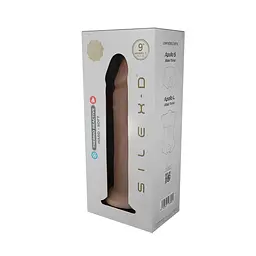 Фалоімітатор Silexd Liquid Silicone Dildo Model 2 Size 9" 22.9 см тілесний - мініатюра 6