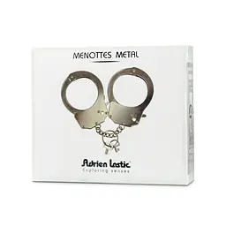 Наручники металеві Adrien Lastic Handcuffs Metallic (поліцейські) - мініатюра 4