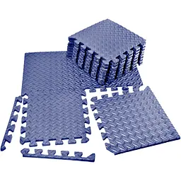 Мат-пазл EasyFit SwallowTail EVA 120х60х1 см татамі ластівчин хвіст Синій (EF-1950-30-BE)