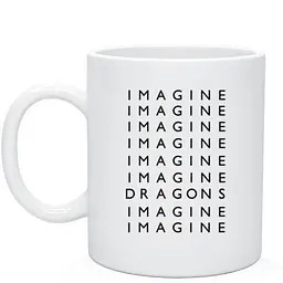 Кухоль GeekLand Imagine Dragons 330 мл сірий - мініатюра 2