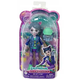 Лялька Enchantimals Glam party Котик Коул (HNT59) - мініатюра 7