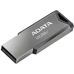 USB флеш накопичувач ADATA 16GB AUV 250 Silver USB 2.0 (AUV250-16G-RBK) - мініатюра 4