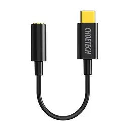 Перехідник Choetech AUX003-BK, Type-C - стерео-аудіо 3.5 mm (AUX003-BK)