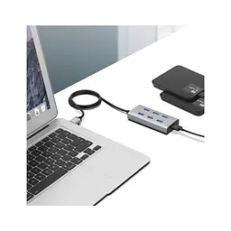 Концентратор Maiwo USB 3.0 Type-A / Type-C to 7х USB3.0 (KH700) - мініатюра 6