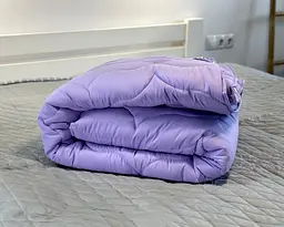 Ковдра зимова ArCloud Floral Lavander 200х220 у сумці + 2 подушки з кантом ArCloud Floral Lavander 50х70 у сумці + постільна білизна LARA сатин євро модель на вибір - мініатюра 8