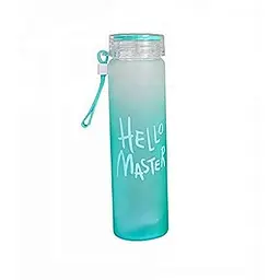 Пляшка для води Elite Hello Master transp blue 500 мл