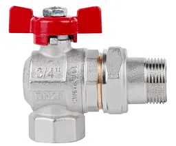 Кран кульовий Icma FAR. ROSSA 3/4" кутовий №361 (87361AE11) - мініатюра 3