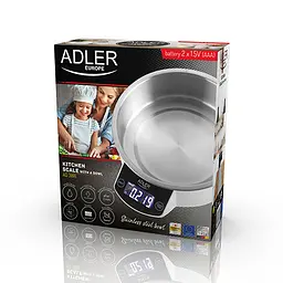 Ваги кухонні з чашею Adler AD 3166 - мініатюра 3