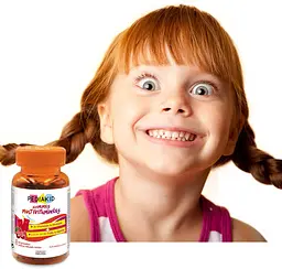Ведмежуйки Pediakid Gommes Multivitaminees 60 жувальних мармеладок - мініатюра 4