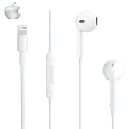 Гарнітура Apple Earpods with Lightning connector for iPhone 7/7 Plus A1748 - мініатюра 5