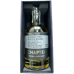 Віскі Chapter 7 Prologue Peated Blended Malt Scotch Small Batch №3 47.9% 0.7 л в коробці - мініатюра 3
