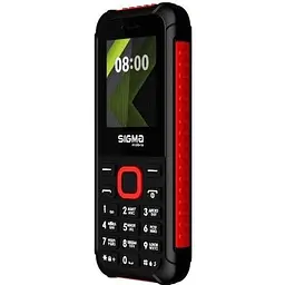 Кнопковий мобільний телефон Sigma mobile X-style 18 Track чорно-червоний - мініатюра 2