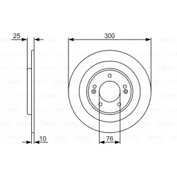 Тормозной диск Bosch 0 986 479 A46 - миниатюра 5