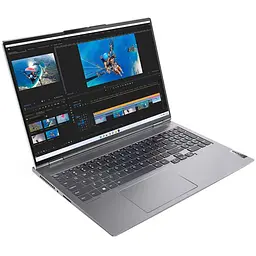 Ноутбук LENOVO ThinkBook 16P G3 ARH, AMD Ryzen 5 6600H до 4.5 GHz, 16", WQXGA, 16GB, 512GB SSD, NVIDIA GeForce RTX 3060 6GB GDDR6, Windows 11 Pro - мініатюра 2