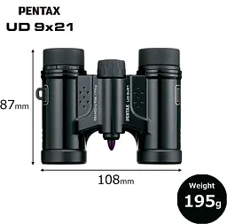 Бінокль Pentax UD 9x21 Black (61811) - мініатюра 3