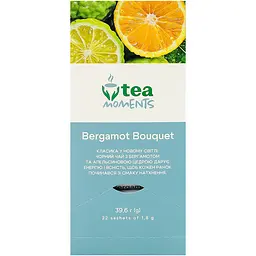 Чай чорний Tea Moments Bergamot Bouquet 22 шт. x 1.8 г - мініатюра 4