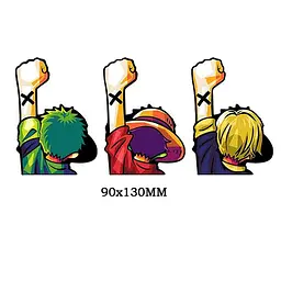 Голографічна наклейка Ван Піс One Piece
