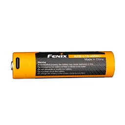 Акумулятор 18650 Fenix 4000 mAh li-ion заряджається usb Type-C (ARB-L18-4000U) - мініатюра 5