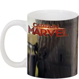 Кухоль GeekLand Капітан Марвел Captain Marvel Керол Денверс CМ.02.02 330 мл білий - мініатюра 3