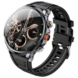 Годинник розумний наручний UWatch Smart Technology SIM GPS Чорний (2847796739) - мініатюра 3