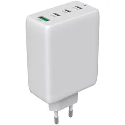 Зарядний пристрій Canyon CU100ACC GaN 100W 3xPD 1xQC EU White (CNS-CUW100ACC)