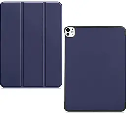 Чохол-книжка BeCover Smart Case для Apple iPad Pro 13" M4 2024 Deep Blue (711644) - мініатюра 5