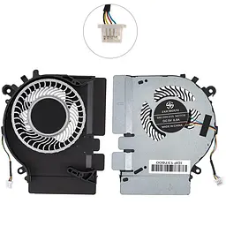 Вентилятор 2шт для ноутбука XIAOMI MI 15.6 4pin GTX1050 version DC 5V (CPU + GPU) (Кулер)