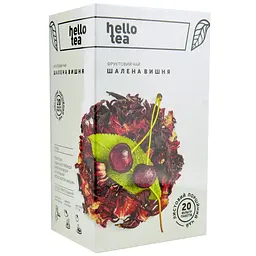 Чай фруктовий Hello Tea Шалена вишня 20 пакетиків (4820208950053)